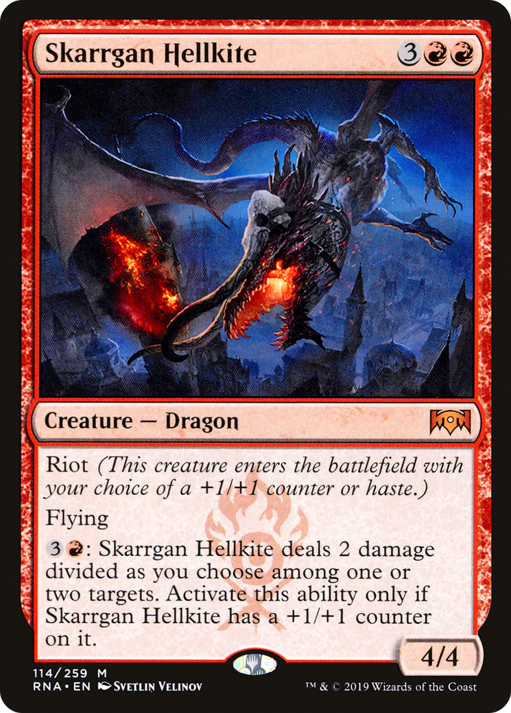 Skarrgan Hellkite (RNA-114)  - Ravnica Allegiance