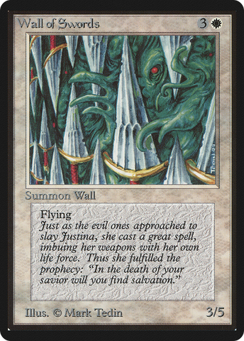 Wall of Swords (LEB-)  - Limited Edition Beta