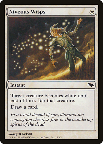 Niveous Wisps (SHM-015)  Foil - Shadowmoor