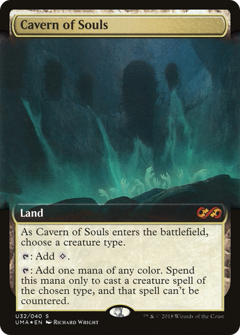 Cavern of Souls (UMA:BT-U32)  Foil - Ultimate Box Topper: (Extended Art)