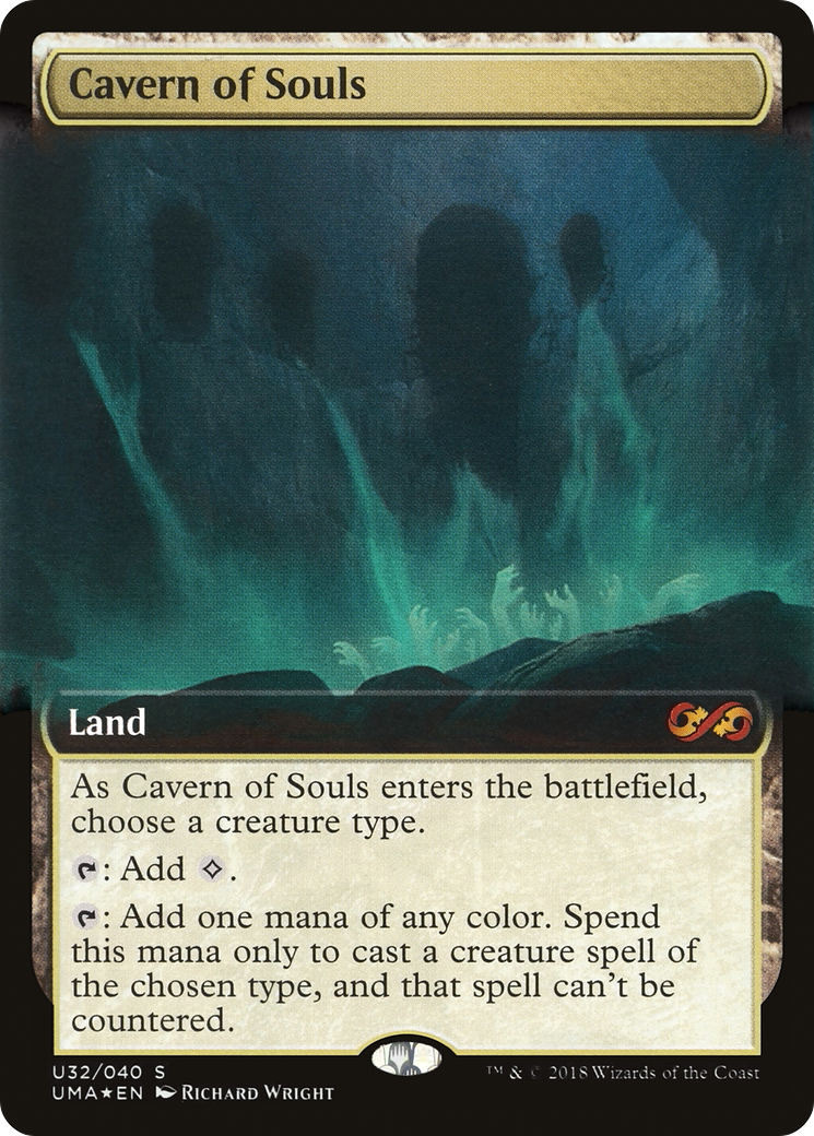 Cavern of Souls (UMA:BT-U32)  Foil - Ultimate Box Topper: (Extended Art)