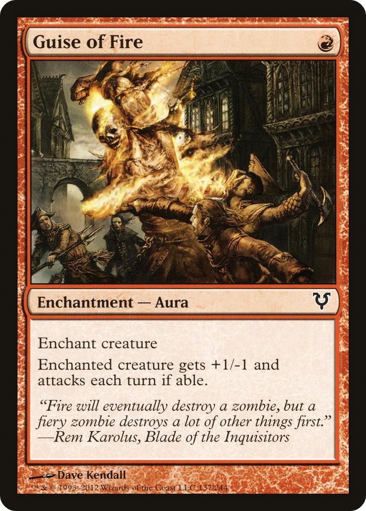 Guise of Fire (AVR-137)  - Avacyn Restored