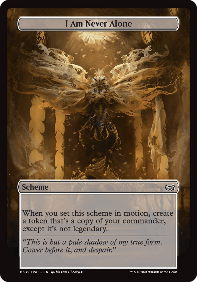 I Am Never Alone (Full Art) (A:DSC-335)  - Duskmourn: House of Horror Commander