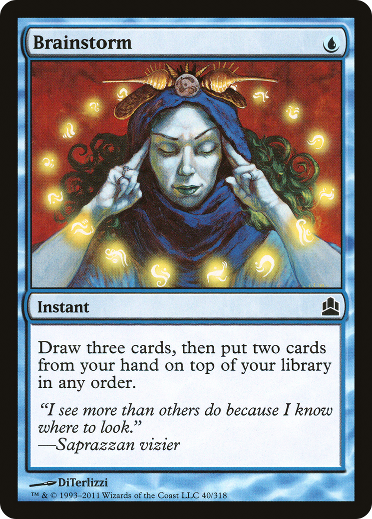 Brainstorm (CMD-040)  - Commander 2011