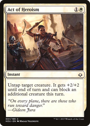 Act of Heroism (HOU-001)  Foil - Hour of Devastation