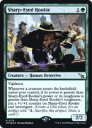 Sharp-Eyed Rookie (PRE-176)  Foil - Murders at Karlov Manor Promos