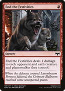 End the Festivities (VOW-155)  Foil - Innistrad: Crimson Vow