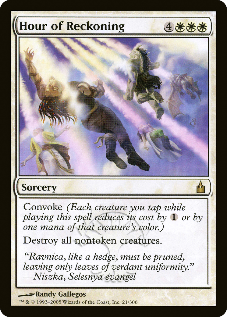 Hour of Reckoning (RAV-021)  Foil - Ravnica: City of Guilds