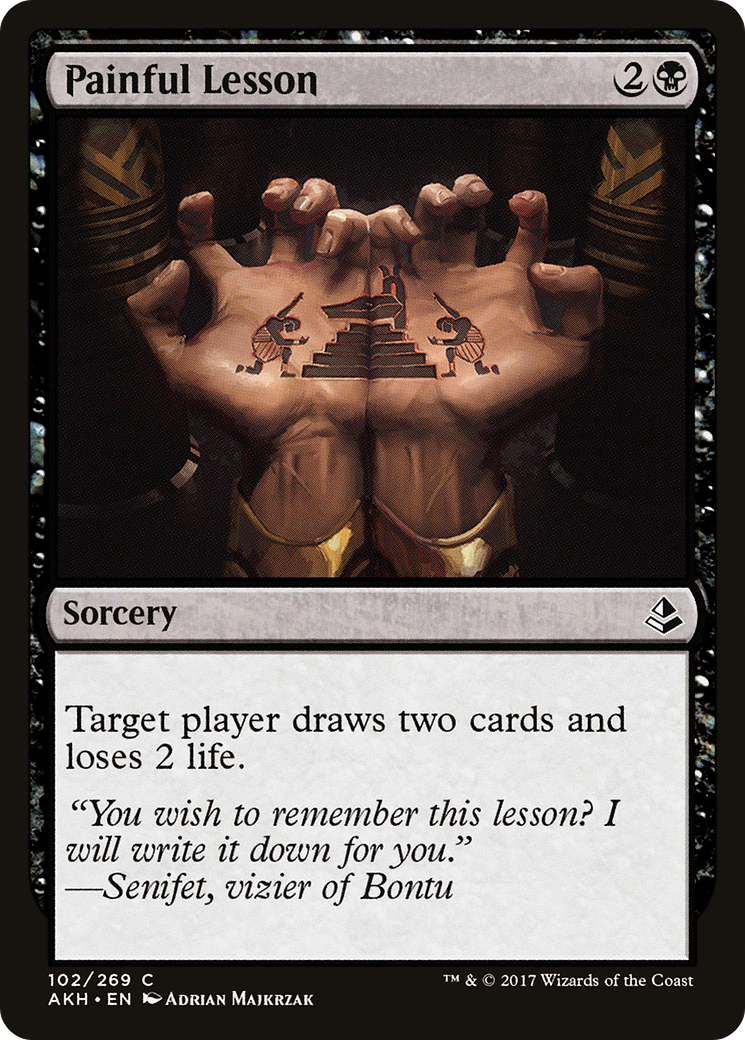 Painful Lesson (AKH-102)  - Amonkhet