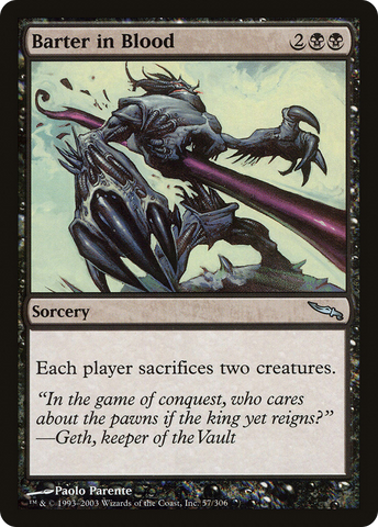 Barter in Blood (MRD-057)  Foil - Mirrodin