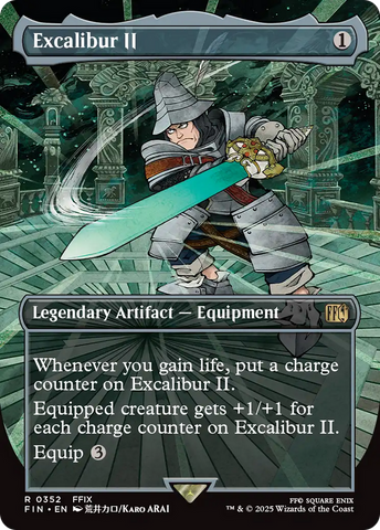 Excalibur II (Borderless) (FIN-352)  Foil - FINAL FANTASY