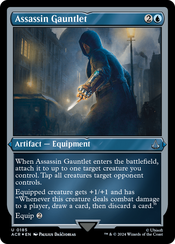 Assassin Gauntlet (ACR-185)  Etched Foil - Assassin's Creed