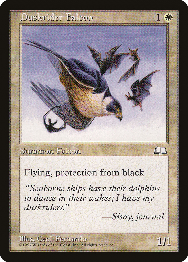 Duskrider Falcon (WTH-)  - Weatherlight