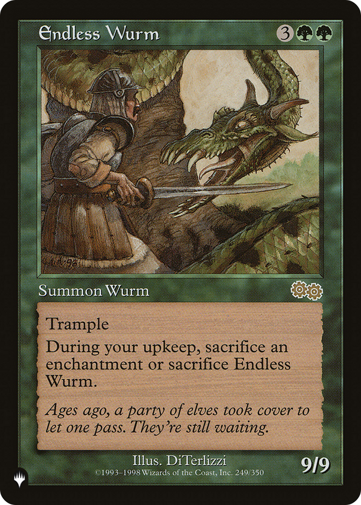 Endless Wurm (LIST-USG-249)  - The List