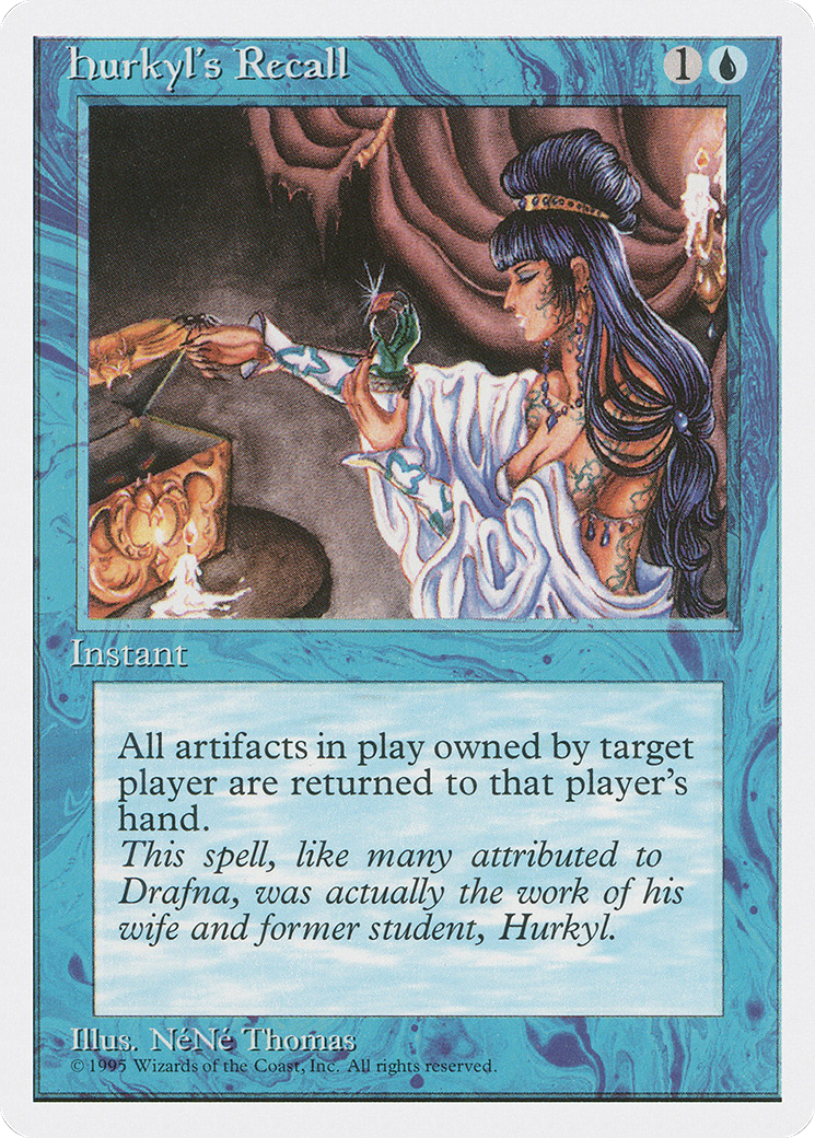 Hurkyl's Recall (4ED-077)  - Fourth Edition