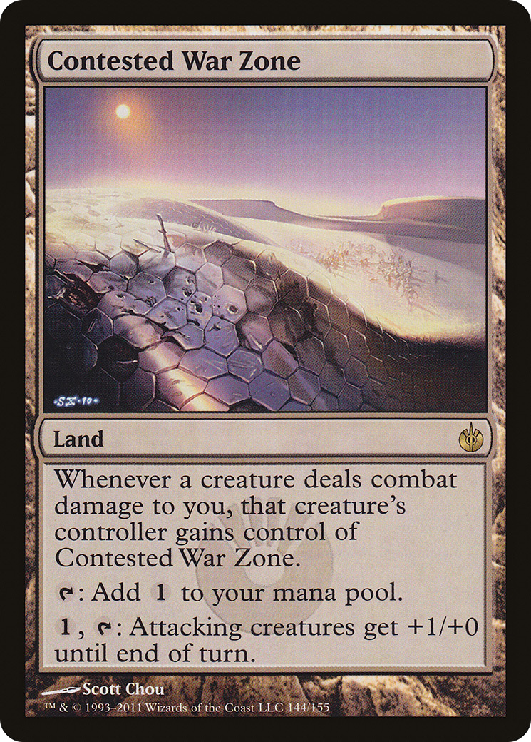 Contested War Zone (MBS-144)  Foil - Mirrodin Besieged