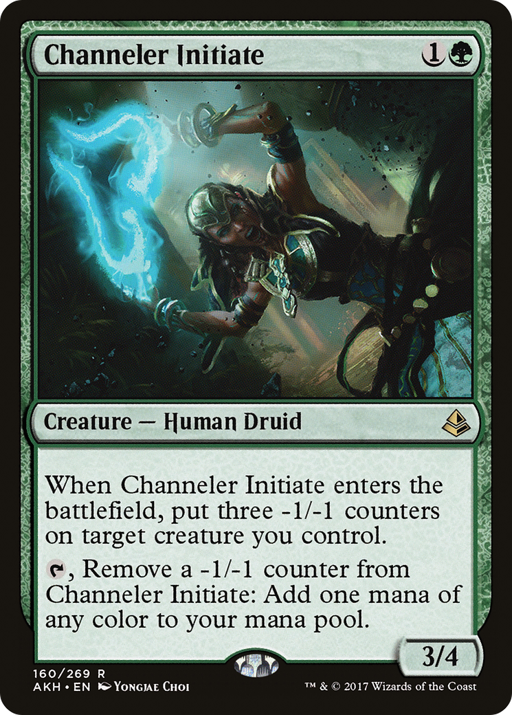 Channeler Initiate (AKH-160)  Foil - Amonkhet