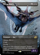Dirge Bat (Showcase) (IKO-289)  Foil - Ikoria: Lair of Behemoths: (Showcase) (Borderless)