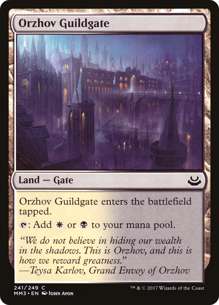 Orzhov Guildgate (MM3-241)  Foil - Modern Masters 2017