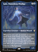 Gale, Waterdeep Prodigy (CLB-485)  Etched Foil - Commander Legends: Battle for Baldur's Gate