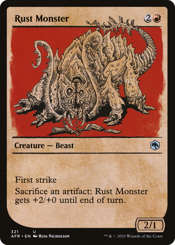 Rust Monster (Showcase) (AFR-321)  - Adventures in the Forgotten Realms: (Showcase)