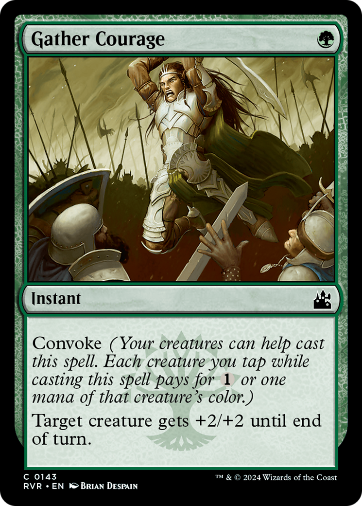 Gather Courage (RVR-143)  - Ravnica Remastered