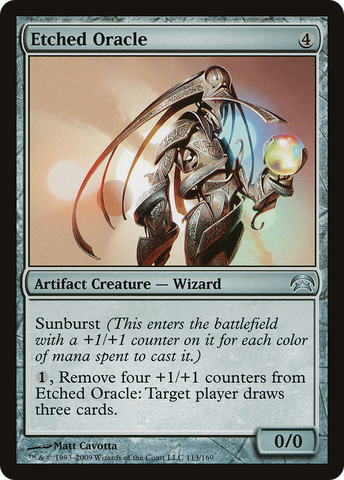 Etched Oracle (HOP-113)  - Planechase