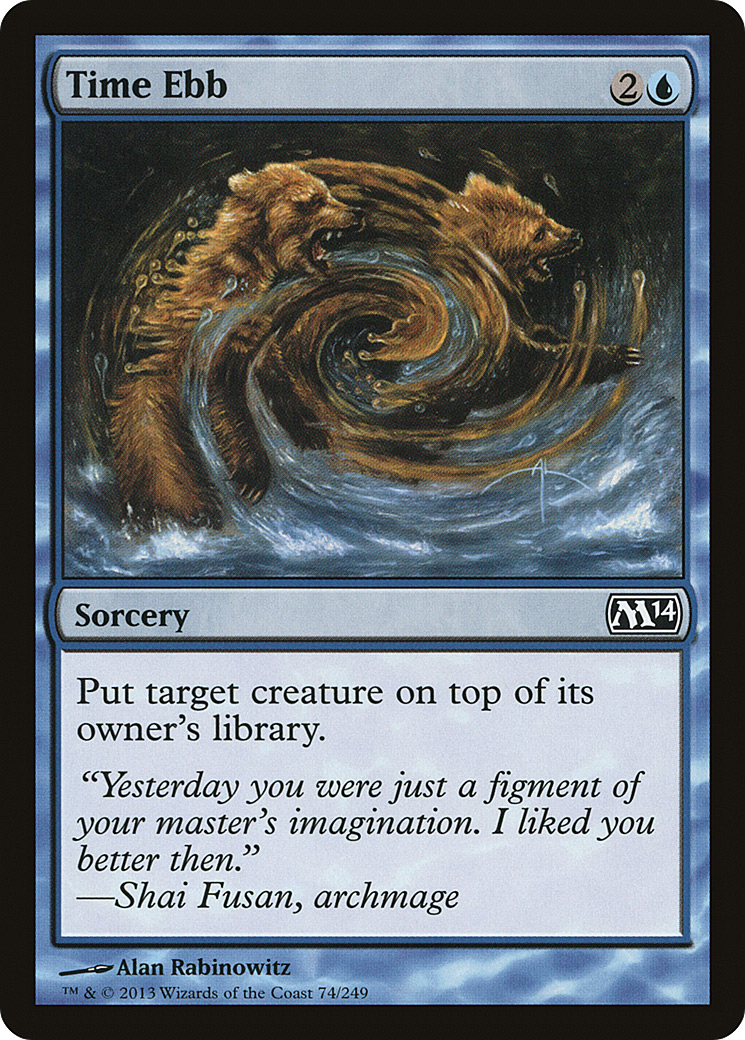 Time Ebb (M14-074)  Foil - Magic 2014
