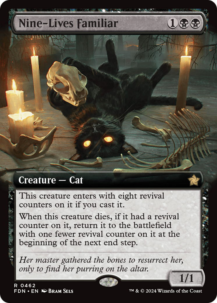 Nine-Lives Familiar (Extended Art) (FDN-462)  - Foundations: (Extended Art)