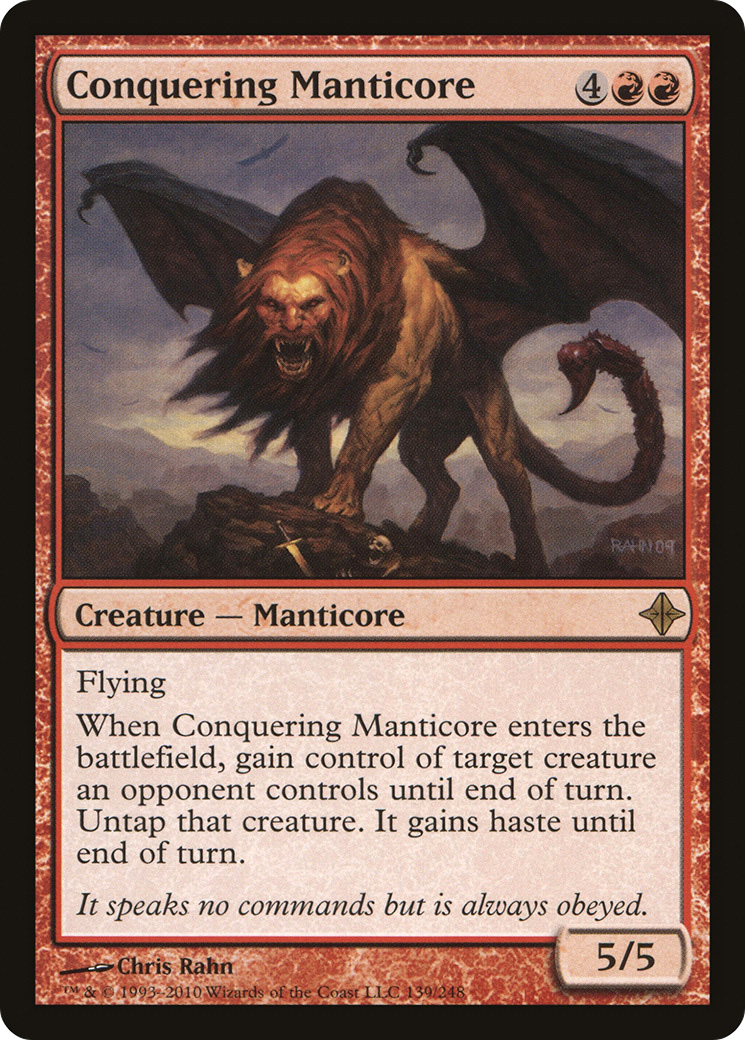 Conquering Manticore (ROE-139)  Foil - Rise of the Eldrazi