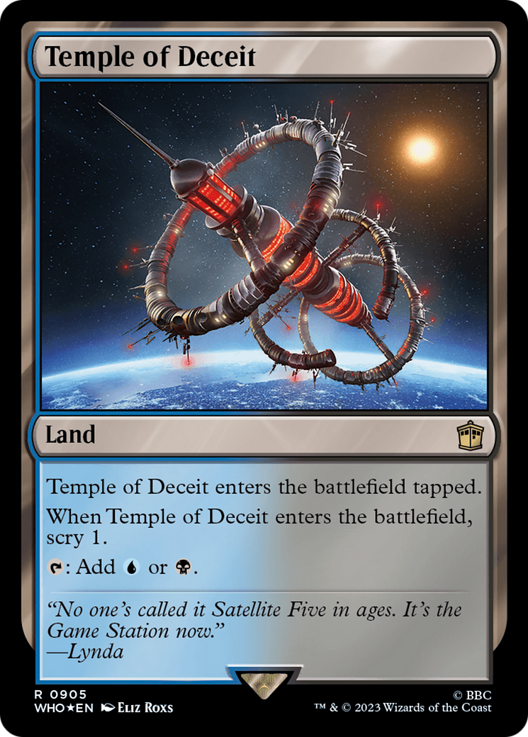 Temple of Deceit (Surge Foil) (WHO-905)  Foil - Doctor Who