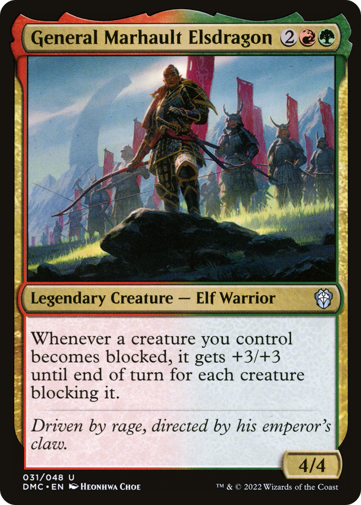 General Marhault Elsdragon (DMC-031)  - Dominaria United Commander