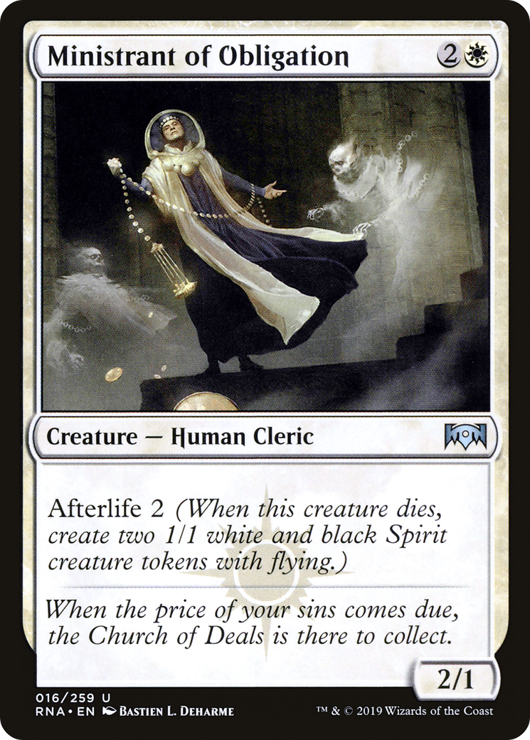 Ministrant of Obligation (RNA-016)  - Ravnica Allegiance