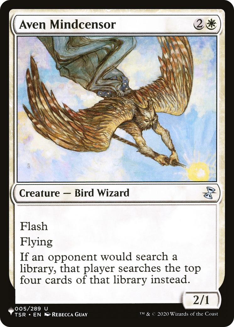 Aven Mindcensor (LIST-005/289)  - The List