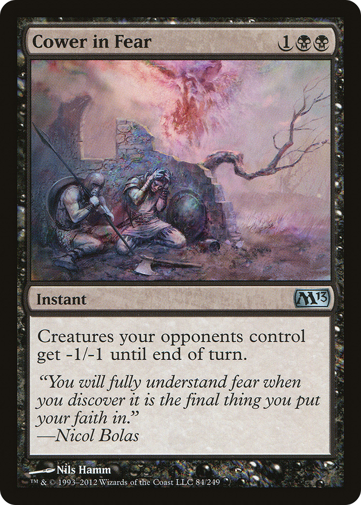 Cower in Fear (M13-084)  Foil - Magic 2013