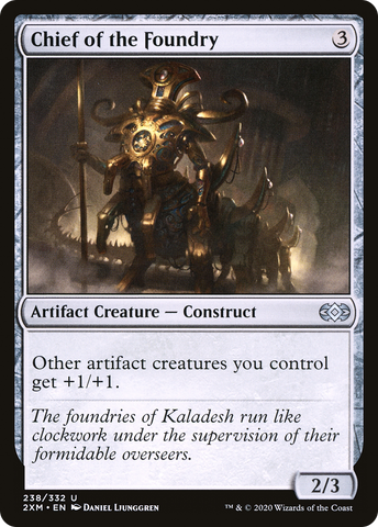 Chief of the Foundry (2XM-238)  Foil - Double Masters