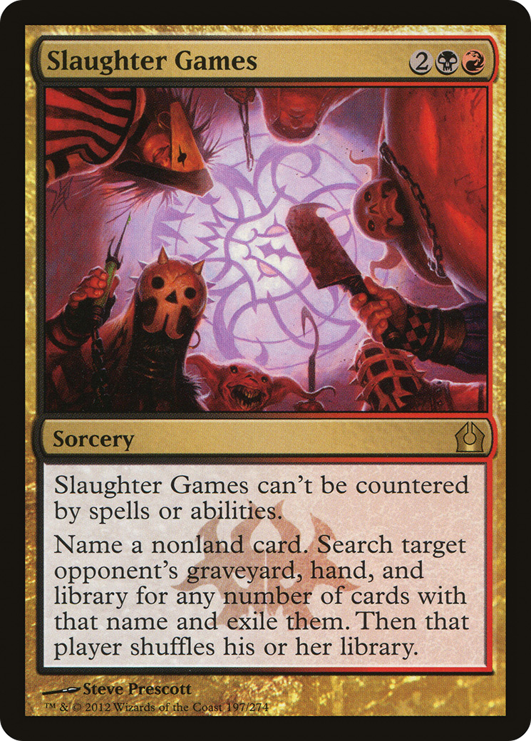 Slaughter Games (RTR-197)  Foil - Return to Ravnica