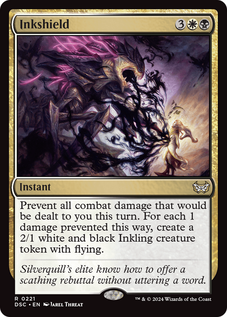 Inkshield (DSC-221)  - Duskmourn: House of Horror Commander