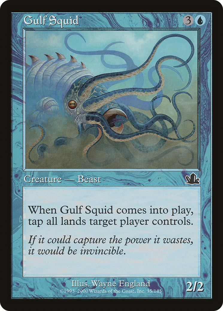 Gulf Squid (PCY-035)  Foil - Prophecy