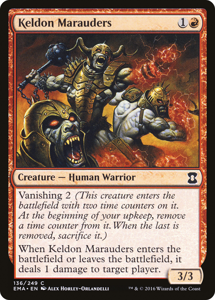 Keldon Marauders (EMA-136)  - Eternal Masters