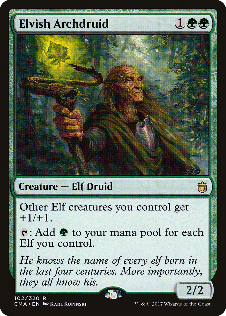 Elvish Archdruid (CMA-102)  - Commander Anthology