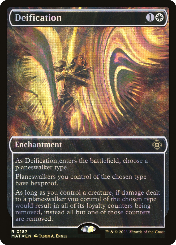 Deification (Halo Foil) (MAT-187)  Foil - March of the Machine: The Aftermath: (Showcase)