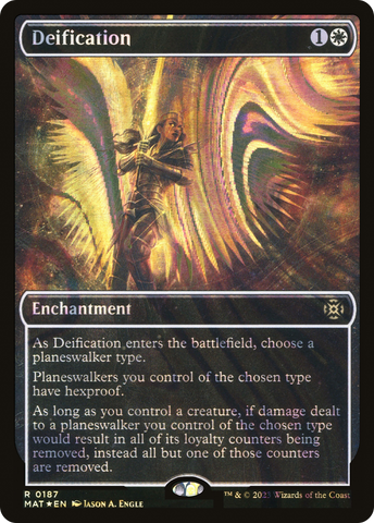 Deification (Halo Foil) (MAT-187)  Foil - March of the Machine: The Aftermath: (Showcase)