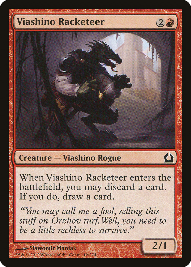 Viashino Racketeer (RTR-112)  - Return to Ravnica