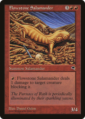 Flowstone Salamander (TMP-175)  - Tempest