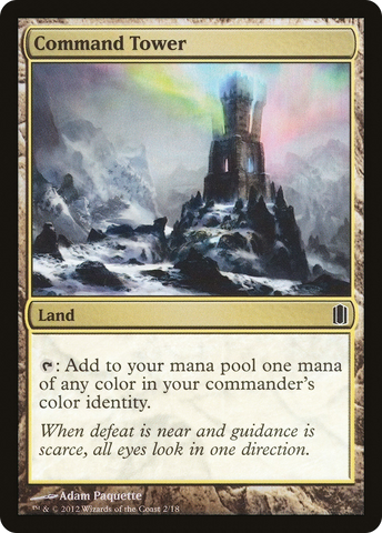 Command Tower (CM1-002)  Foil - Commander's Arsenal