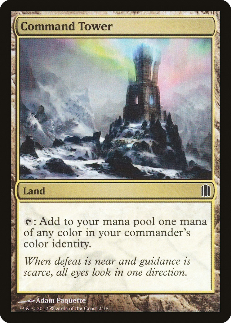 Command Tower (CM1-002)  Foil - Commander's Arsenal