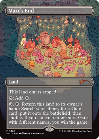 Maze's End (Rainbow Foil) (SLD-1834)  Foil - Secret Lair Drop (Borderless)