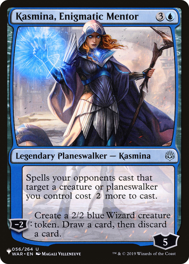 Kasmina, Enigmatic Mentor (LIST-WAR-56)  - The List