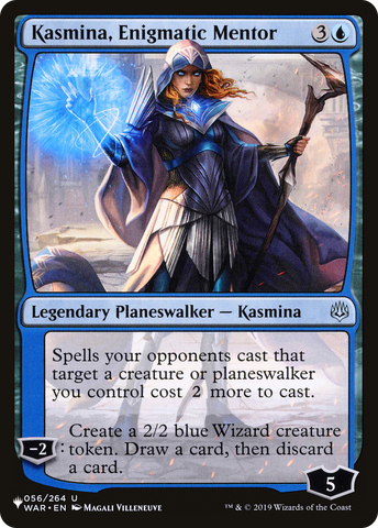 Kasmina, Enigmatic Mentor (LIST-WAR-56)  - The List